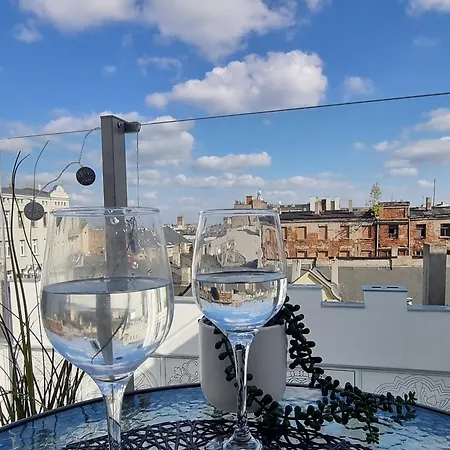 łódź4-100m Do Piotrkowskiej, Manufaktura, Zoo, Prywatny Parking W Budynku Apartament Łódź